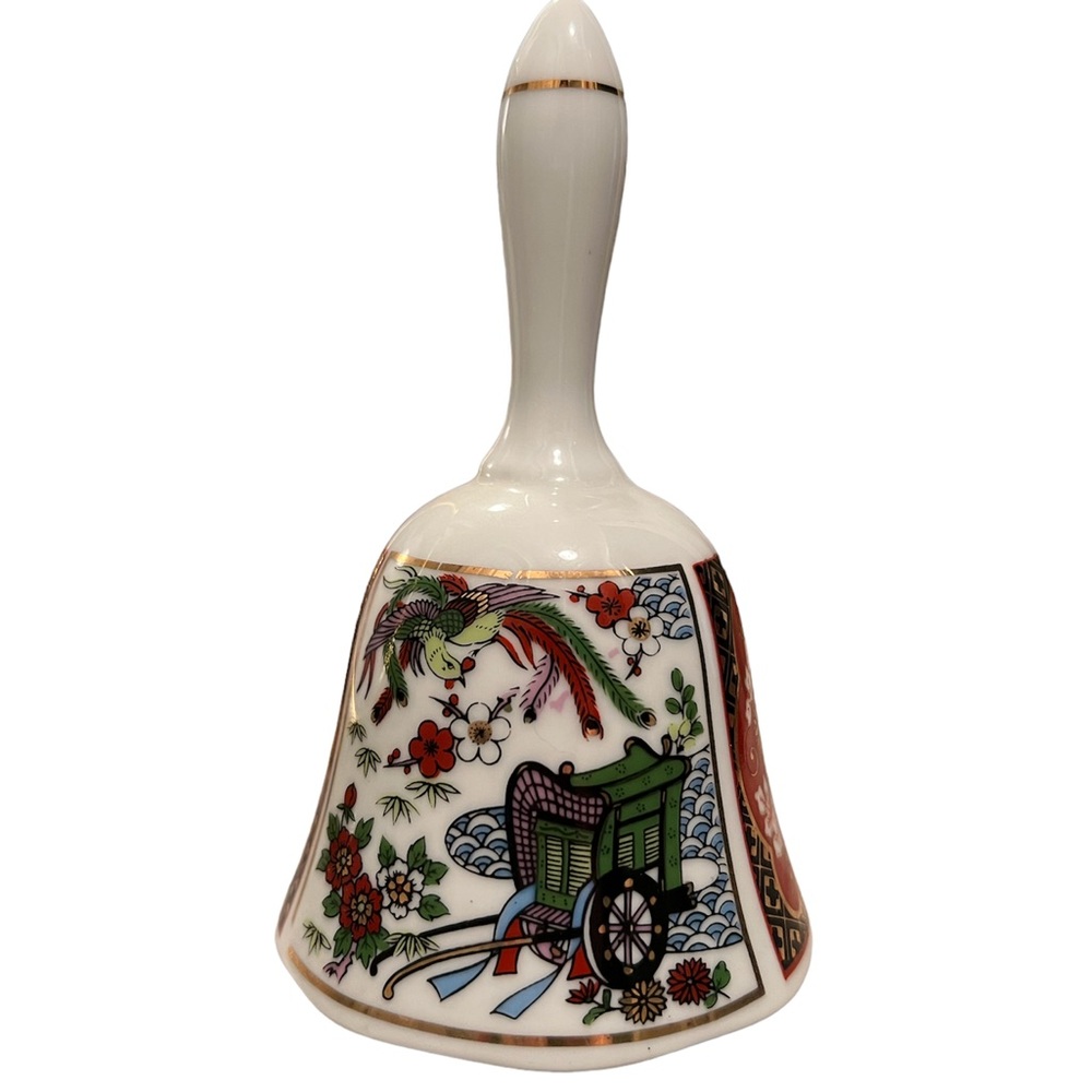Imari Porcelain Bell - Picture 1 of 3